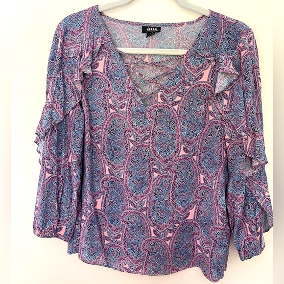 Paisley Print Blouse Size Small - Picture 1 of 6